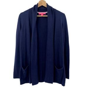 Lilly Pulitzer Size XS Navy Open Front Cardigan